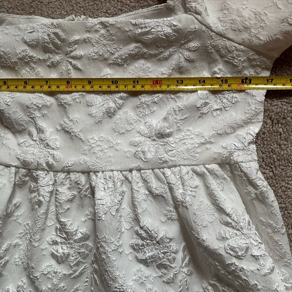 Entro White 3/4 Sleeve Dress - Picture 8 of 10
